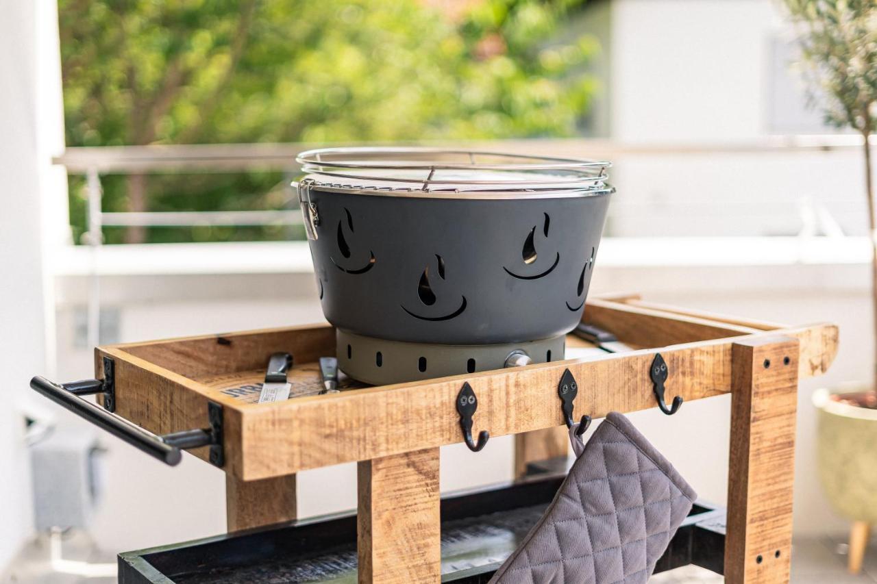 Alpdeluxe Smart Home - Balkon-Wanne-Tiefgarage-Bbq Kolbermoor Dış mekan fotoğraf